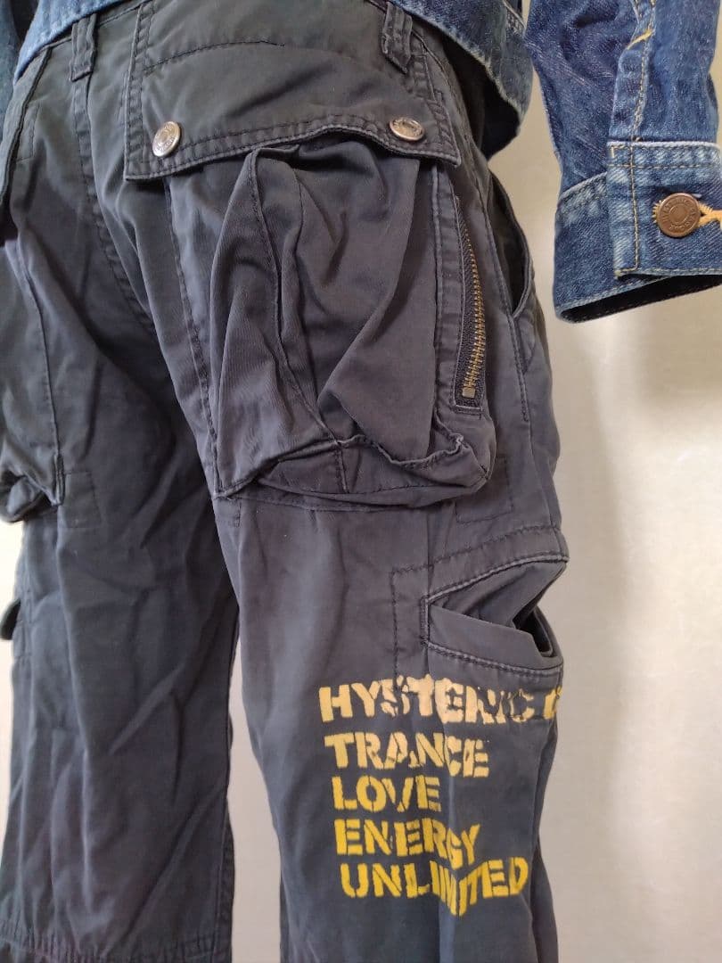 HYSTERIC GLAMOUR カーゴパンツ 黒 90年代