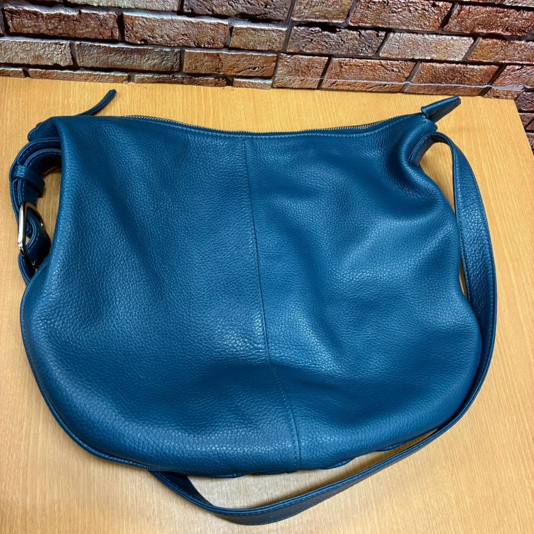 ♥【472】傳濱野　ワン　ショルダー　バッグ　レザー