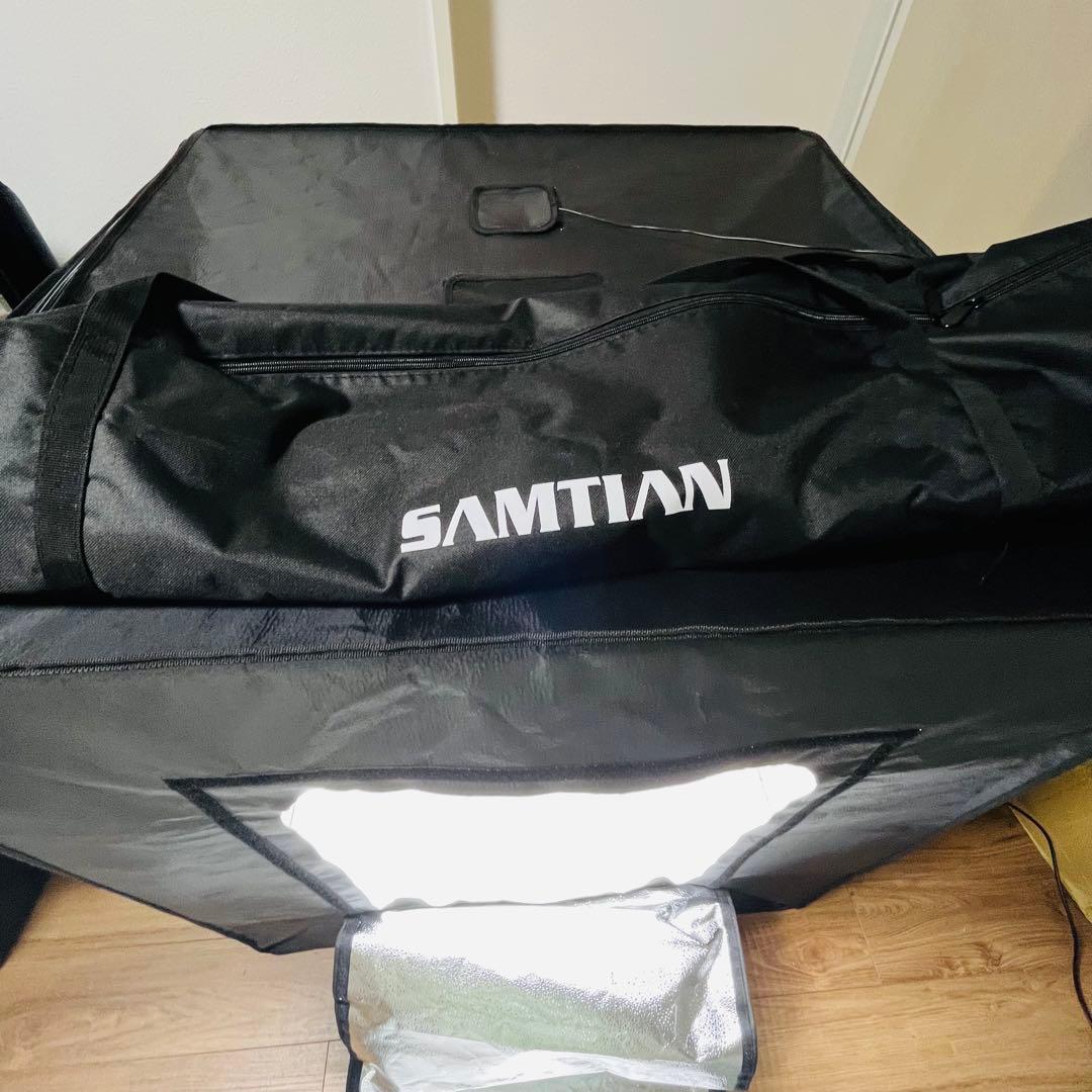 SAMTIAN 90cm大型撮影ボックス 4色背景シート付 ほぼ未使用 美品