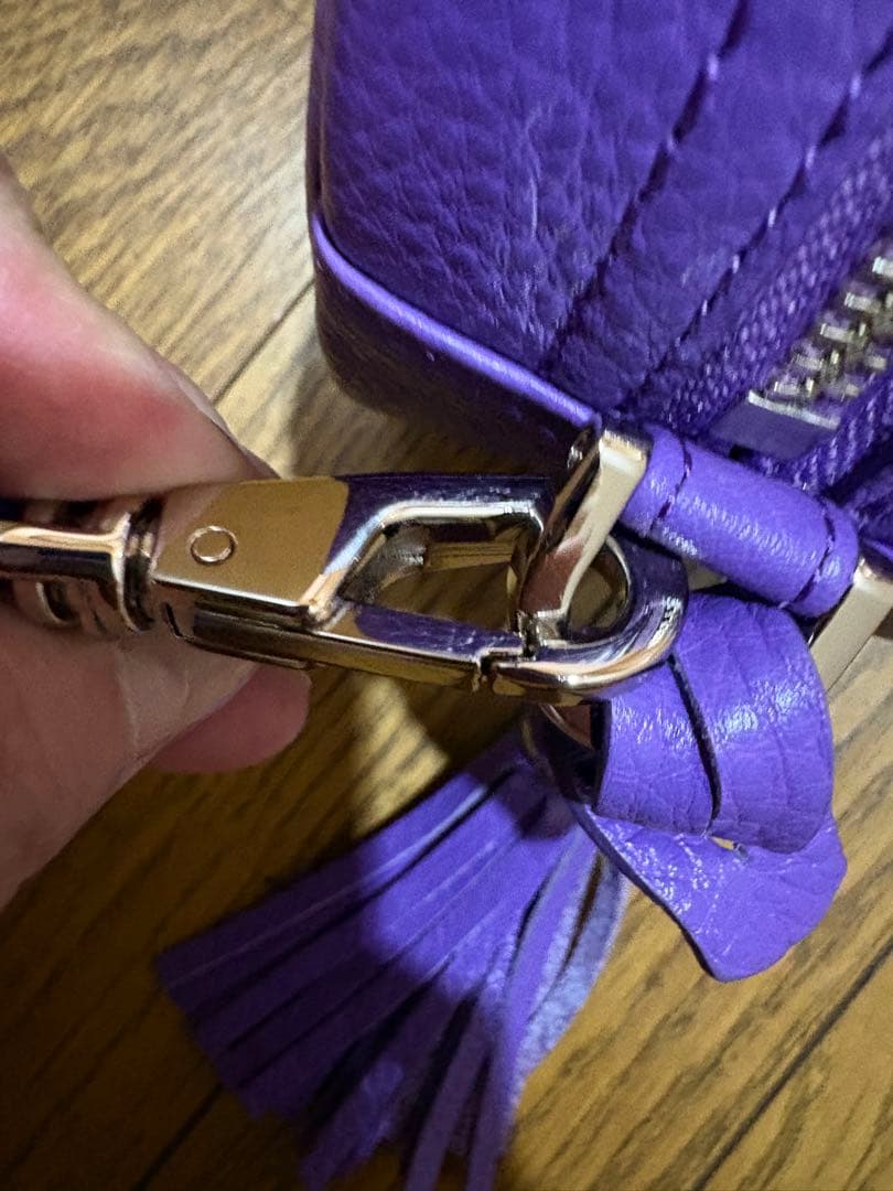 最終お値下げ 土屋鞄　【超美品】現行品　クラルテ コンパクトショルダー パープル