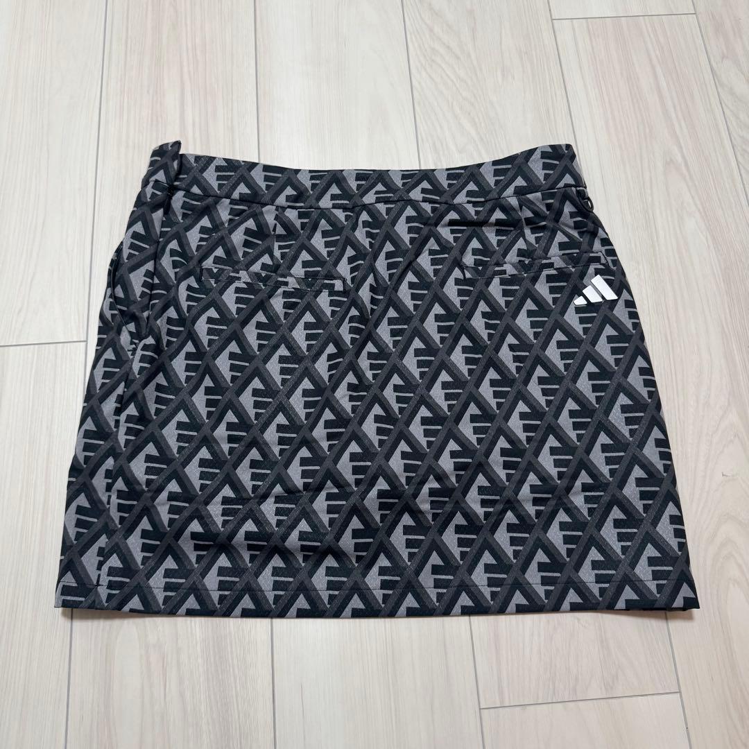新品 アディダス セットアップ ゴルフ 長袖 ポロシャツ スカート 黒