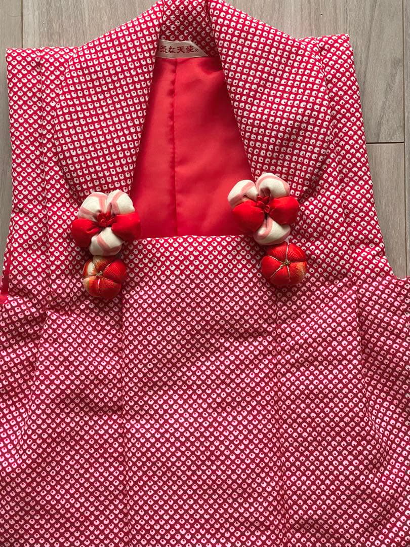 七五三　ビンテージ着物セット　3歳　作り帯+ 被布