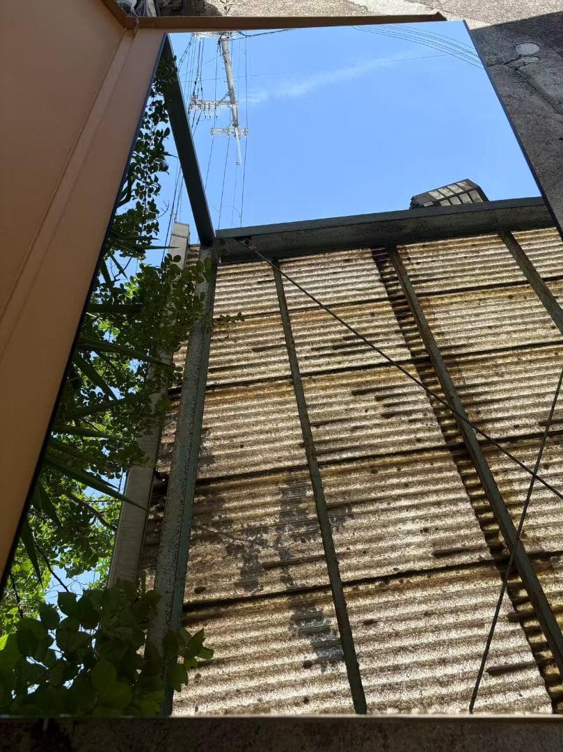 【美品】ダンスミラー 割れない鏡 幅80x160cm 姿見 黒色 8番