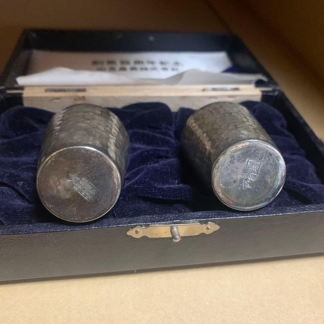 純銀　酒器　コップ　盃　銀杯