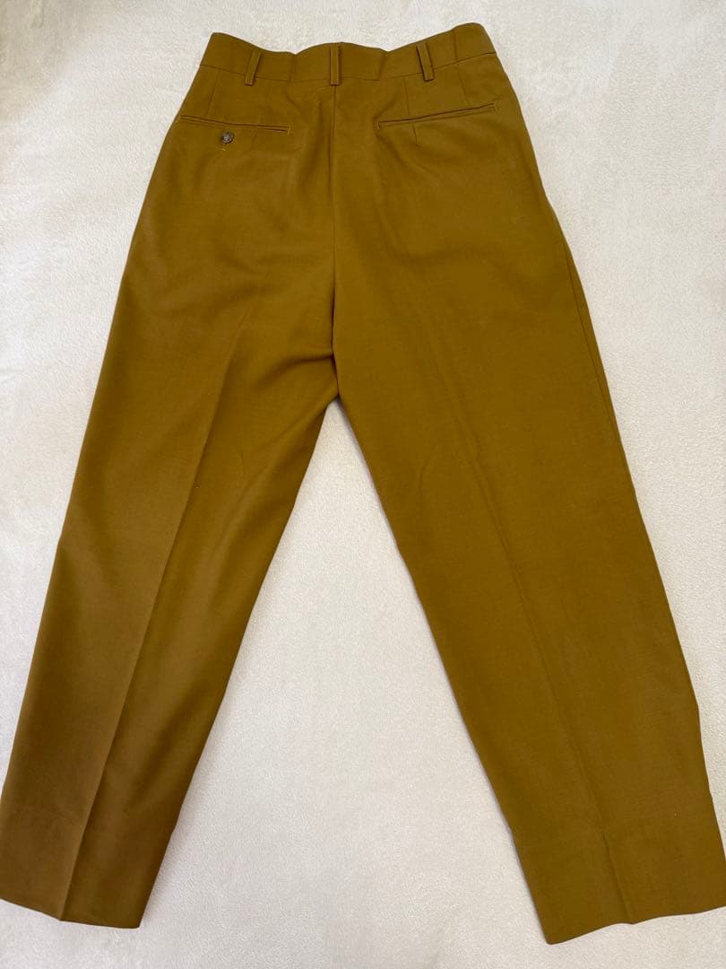 【菅田将暉】マスタードダブルスーツ ウール混　 サイズM