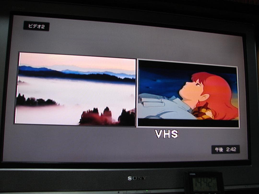 ●SONY　HI8/VHS　Wデッキ　WV-TW2●メンテ済動作品●代用リモ付き