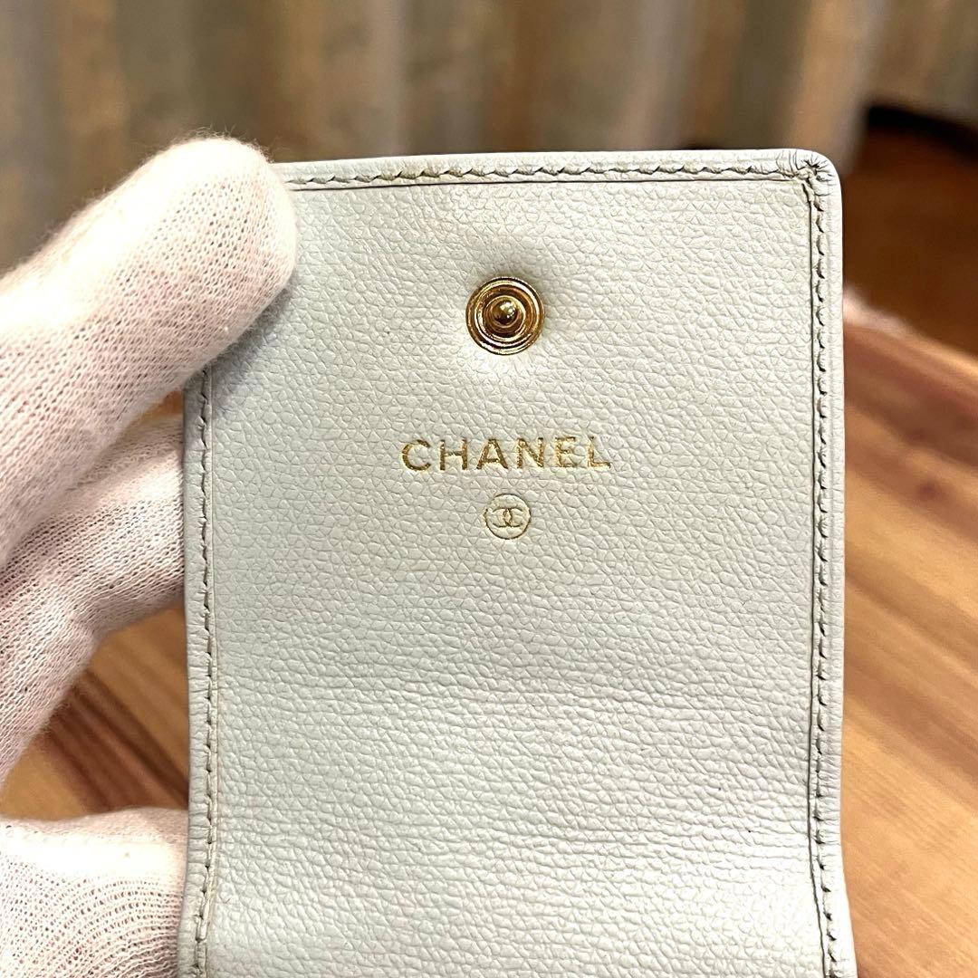 ✨正規品✨保証書付✨CHANEL シャネル シガレットケース 煙草ケース ブルー