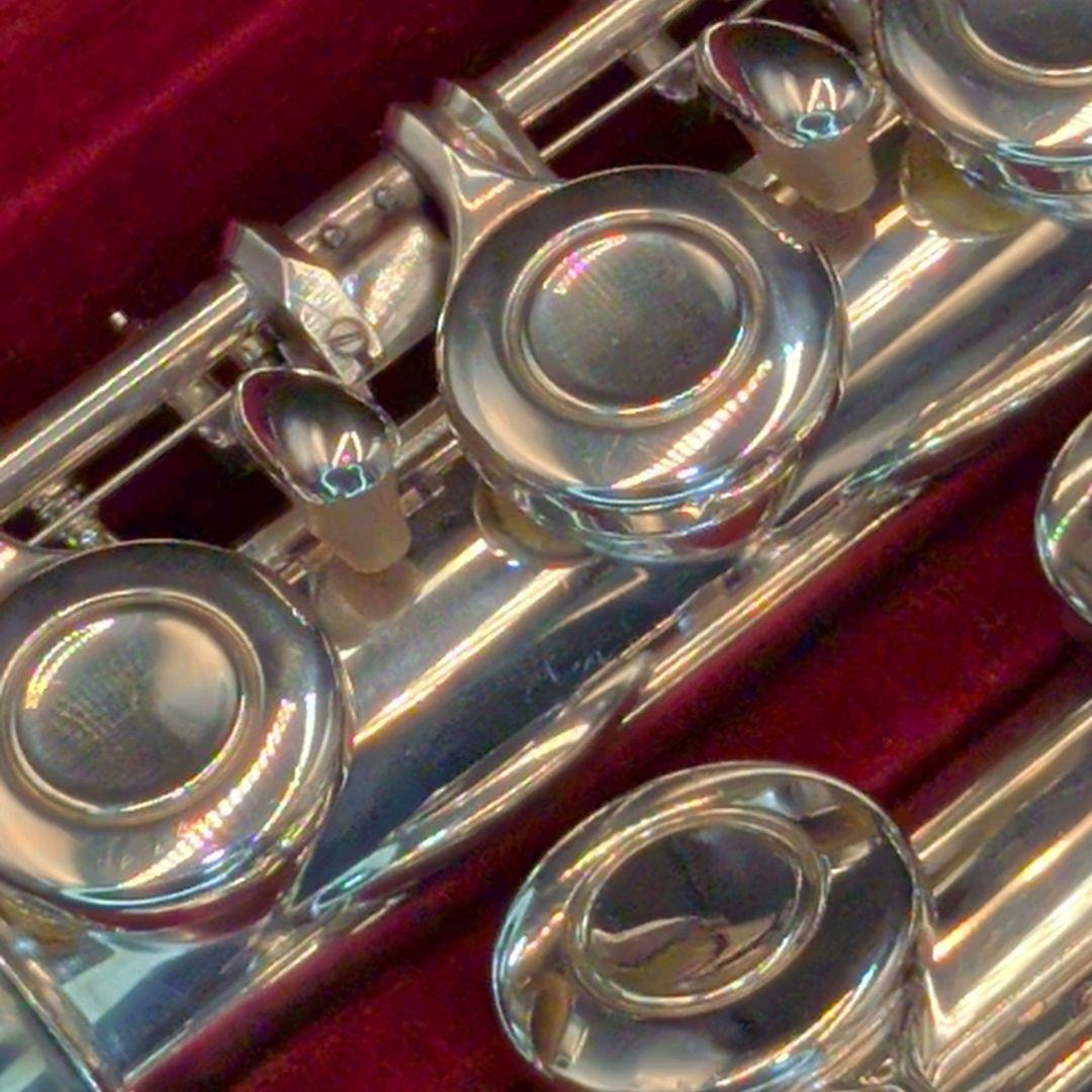 フルート　調整済　ヤマハ　YFL311（頭部管銀製Eメカ仕様銀メッキ仕上げ）