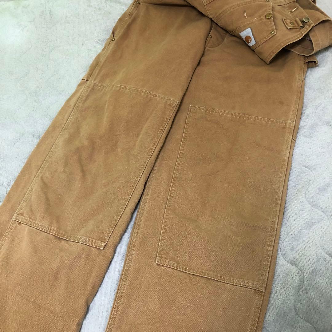 Carhartt ダックダブルニー オーバーオール 古着 ビンテージ