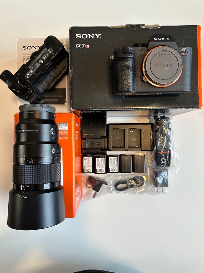 SONY α7R Ⅱ+ FE 90mm F2.8 ＋VG-C2EMセット