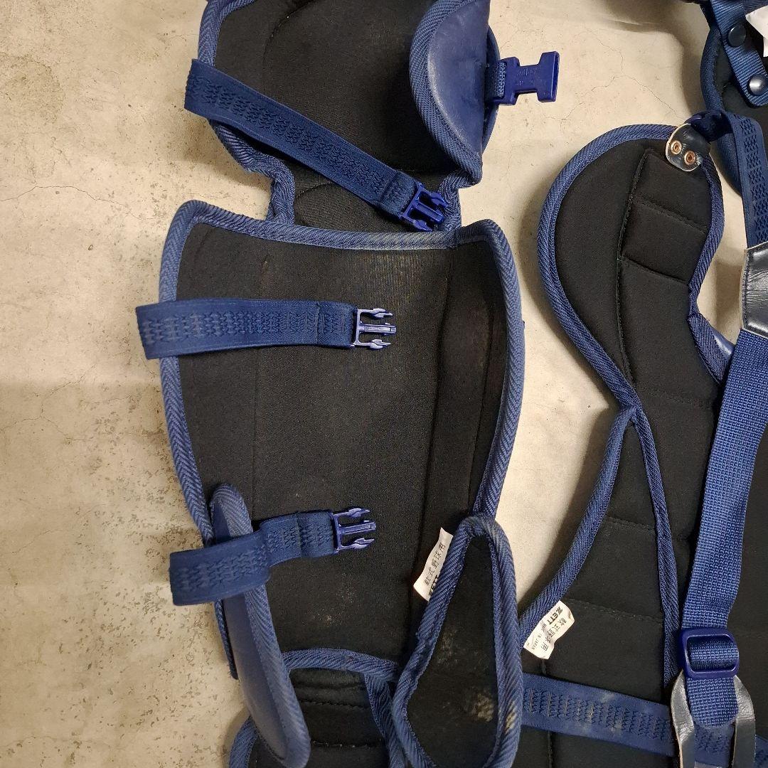 一般軟式キャッチャー防具フルセット(ZETT他)　良品！