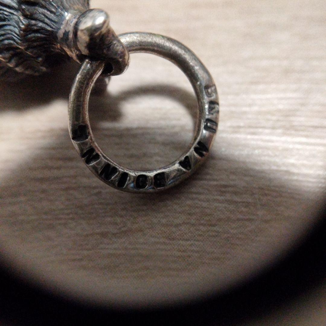 シルバー ブルーナボイン どんぐり ベル ペンダント