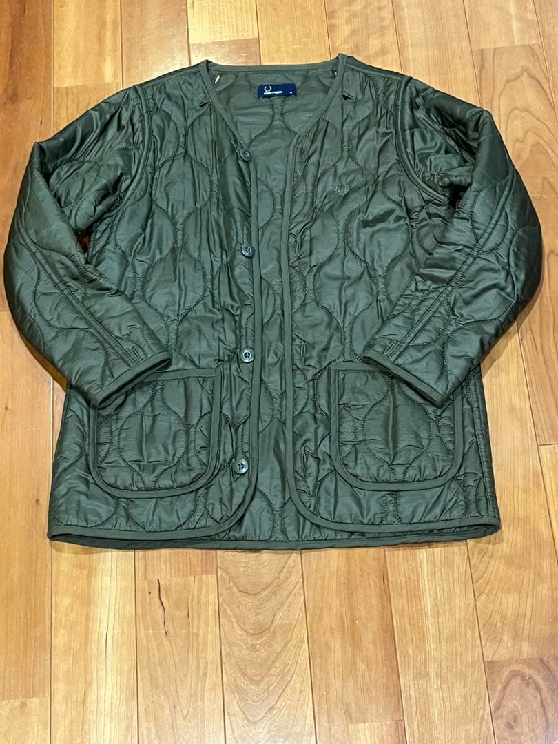 FRED PERRY フレッドペリーライナー付き モッズコート フード ファーM