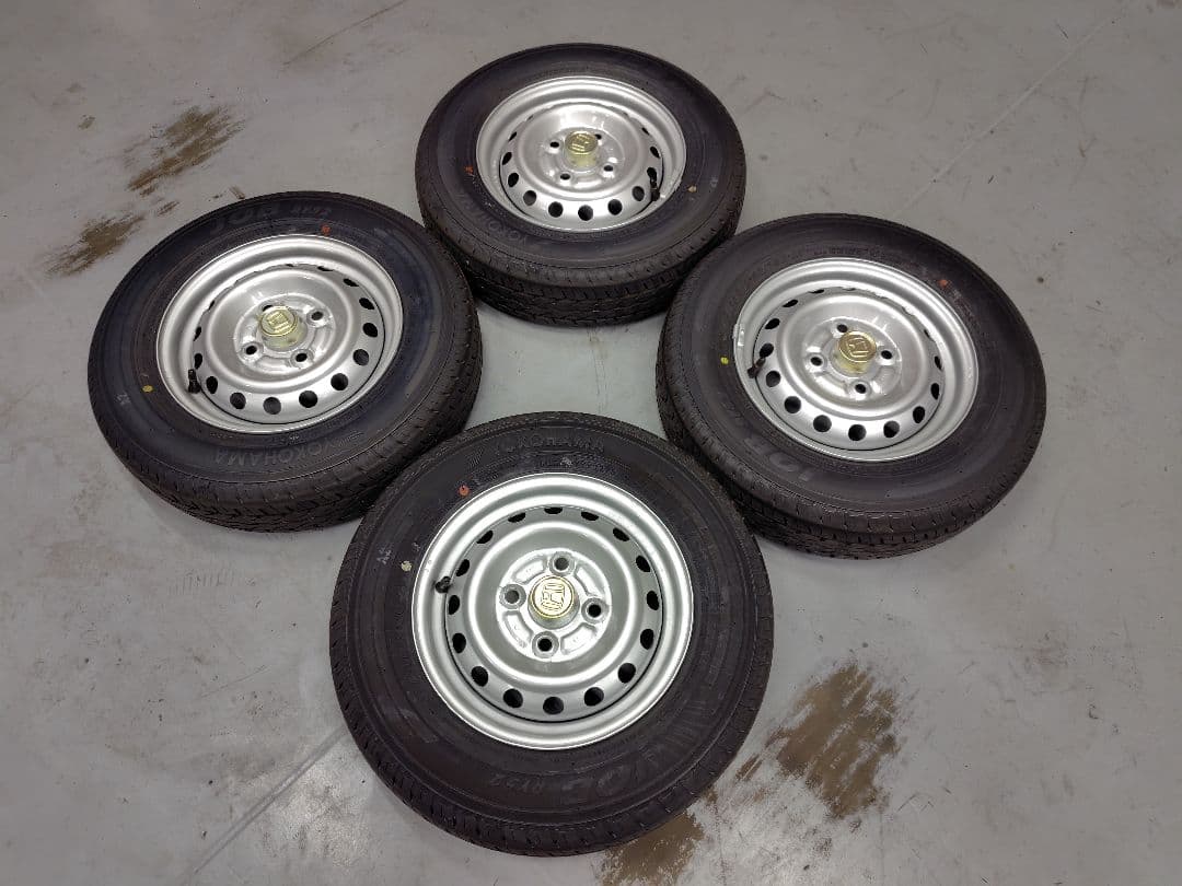 145/80-12YOKOHAMA4本セット/新車外し12000円