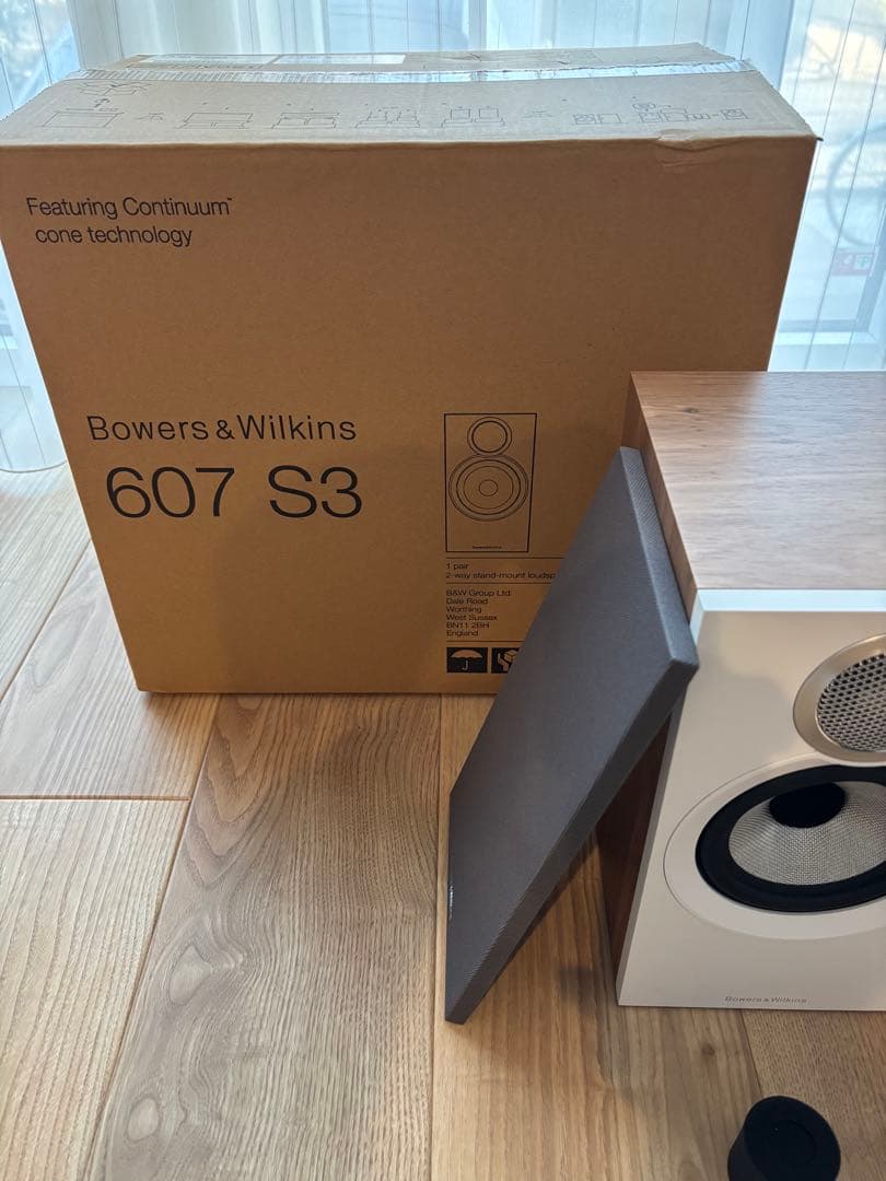 B&W 607 S3 ブックシェルフ型スピーカー オーク