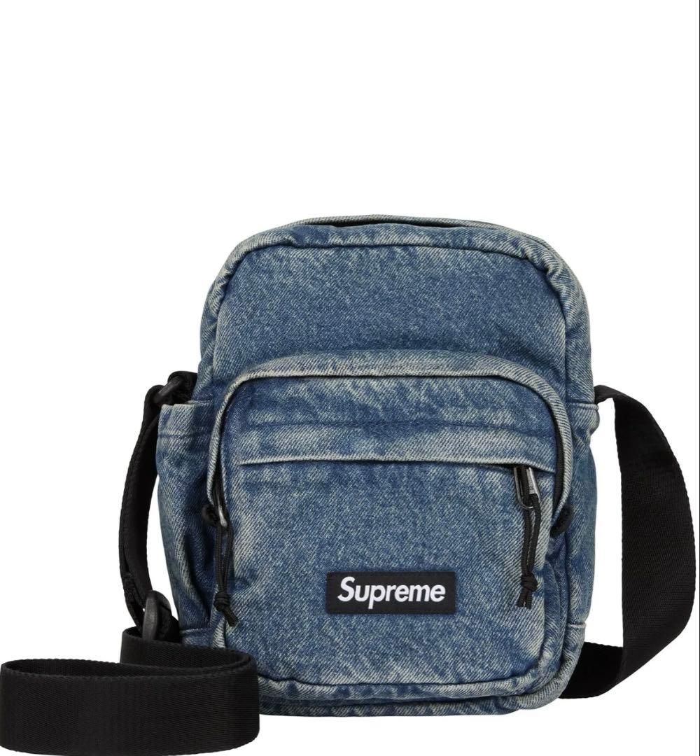supreme デニムショルダーバッグ