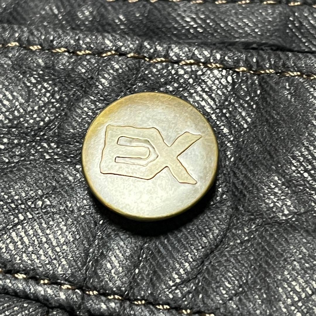 ★クシタニ★EXPLORER JEANS★5058★レザーパンツ★W32★黒★