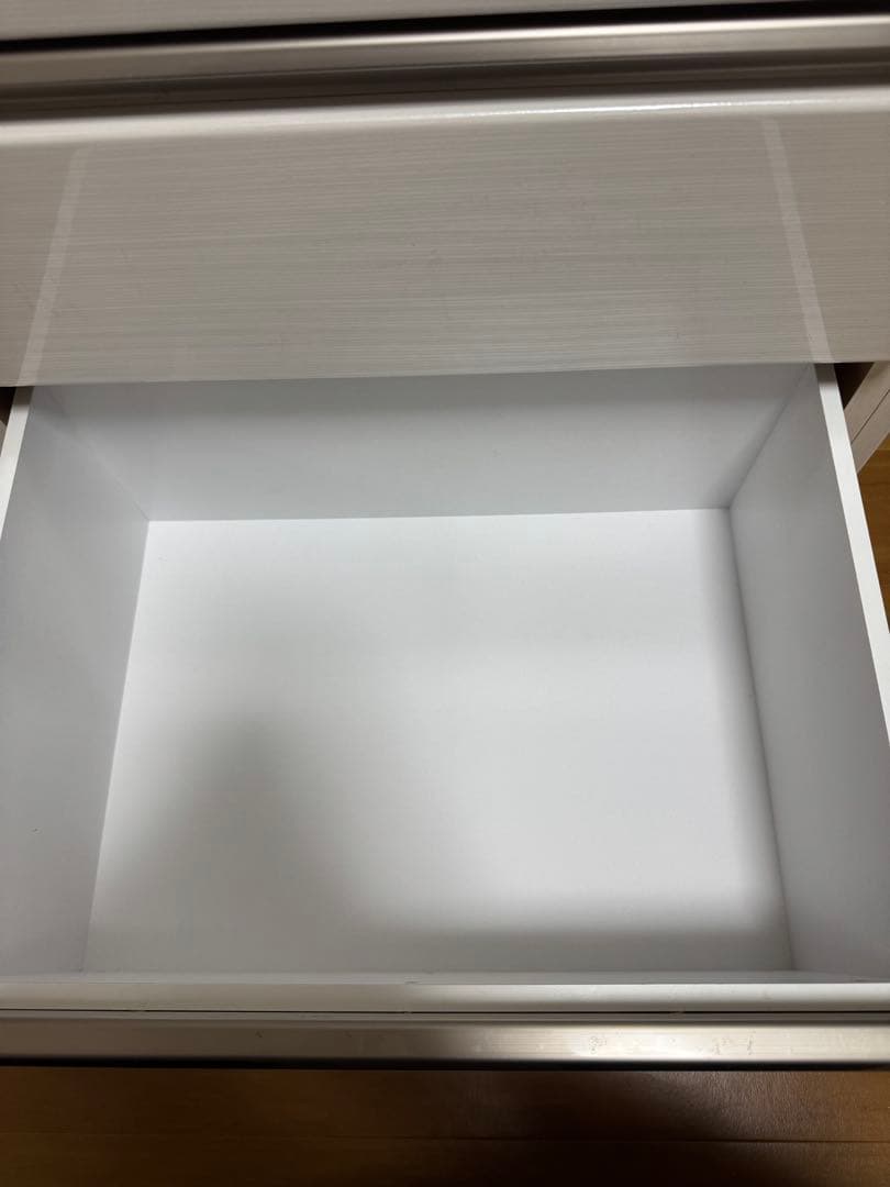 (幅)180cm キッチンボード/チェスト/食器棚/ホワイト