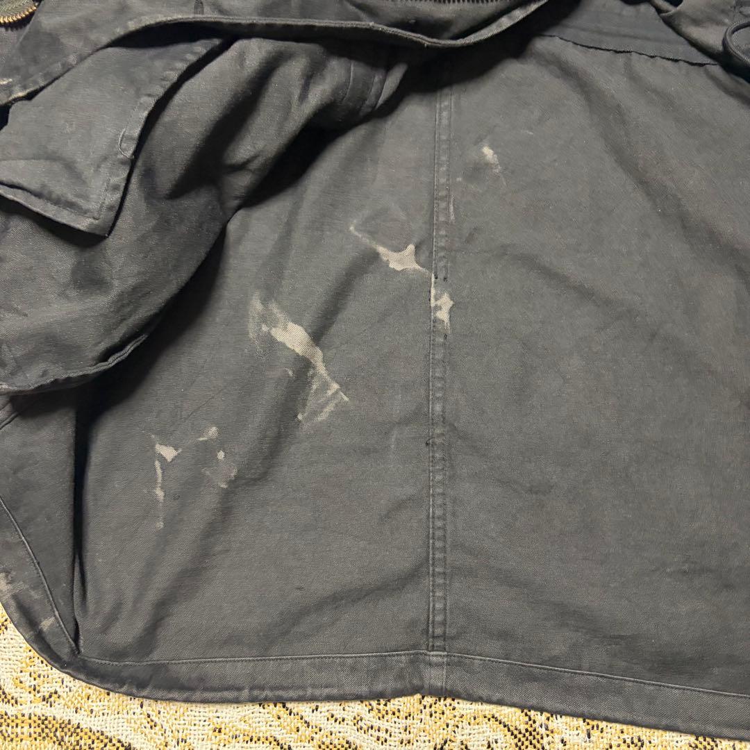 60s 70s m64 フランス軍 フィールドパーカー ブラック m65 A2