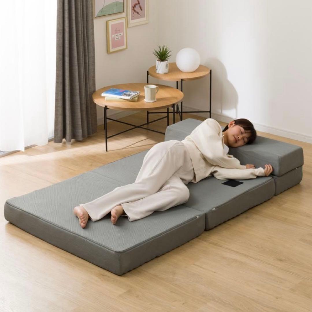 ニトリ ソファになるマットレス 3way 厚さ12cm シングル レヴィン3S