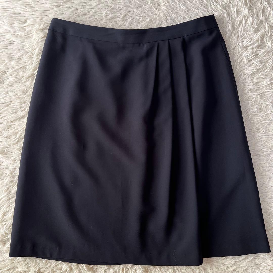 【美品】23区　ノーカラー　セットアップスーツ　希少サイズ