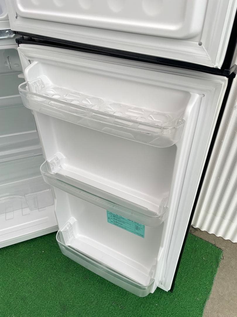 925 ハイアール 130L ブラック 2ドア冷蔵庫 スリム幅 一人暮らし 単身