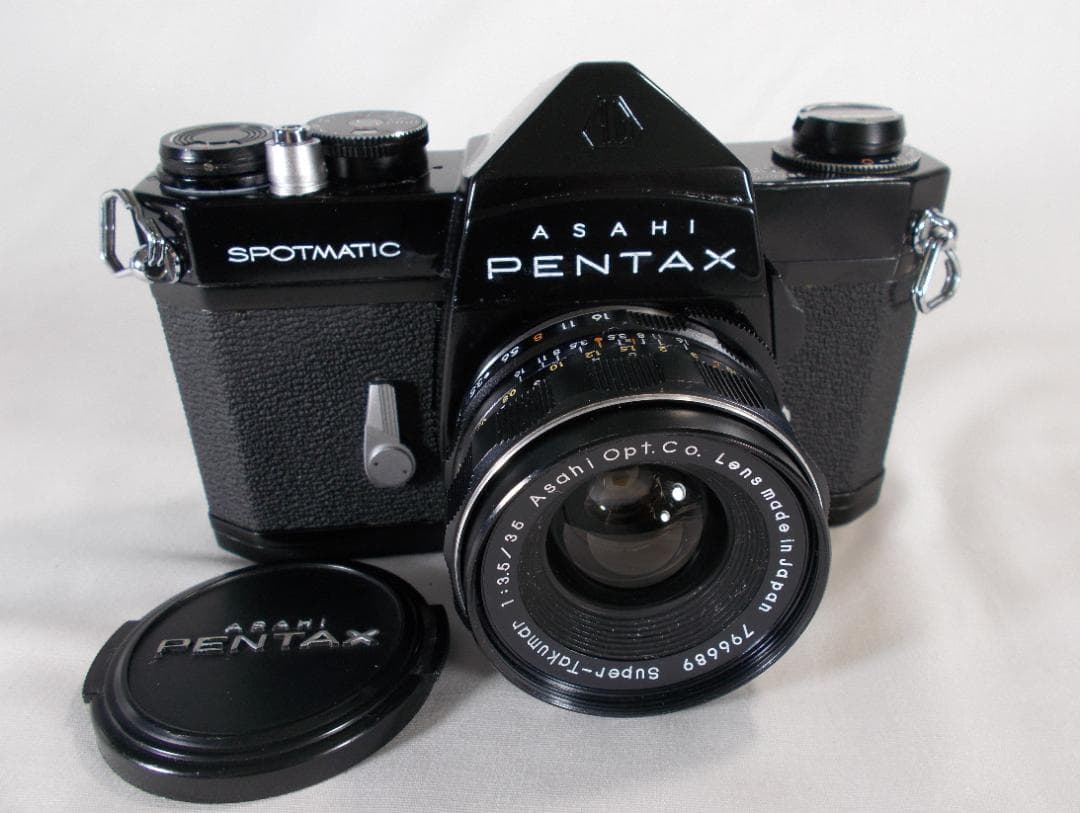 フィルムカメラ 整備済 完動品　Pentax SP　+ f/3.5　L194