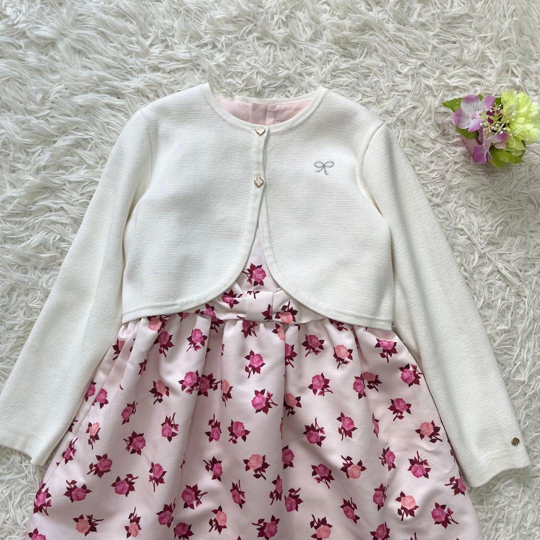 美品✨ケイトスペード　120 フォーマルセットアップ　ワンピース　ボレロ 入学式