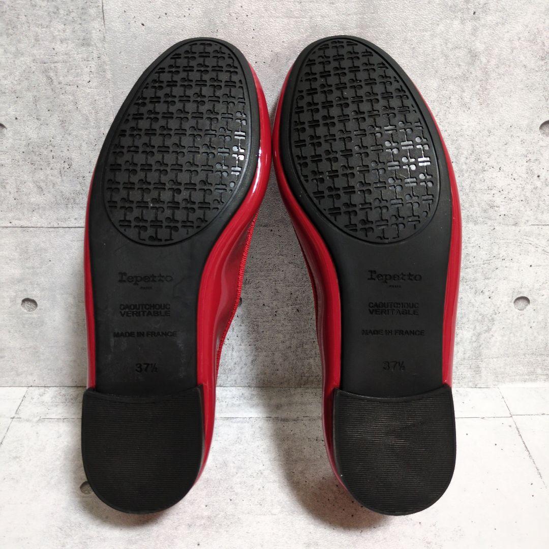 【未使用】 repetto レペット バレエシューズ フラットパンプス エナメル