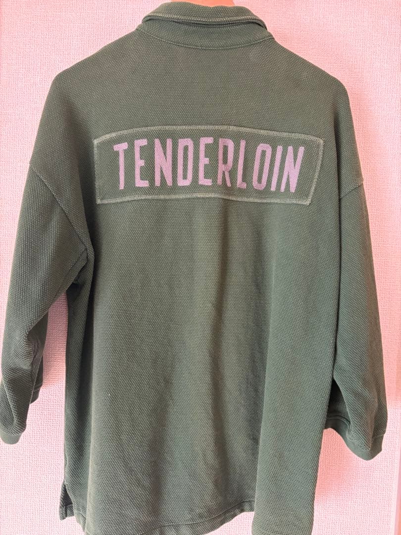 TENDERLOIN MOSS STITCH POLOモスステッチ バックロゴ
