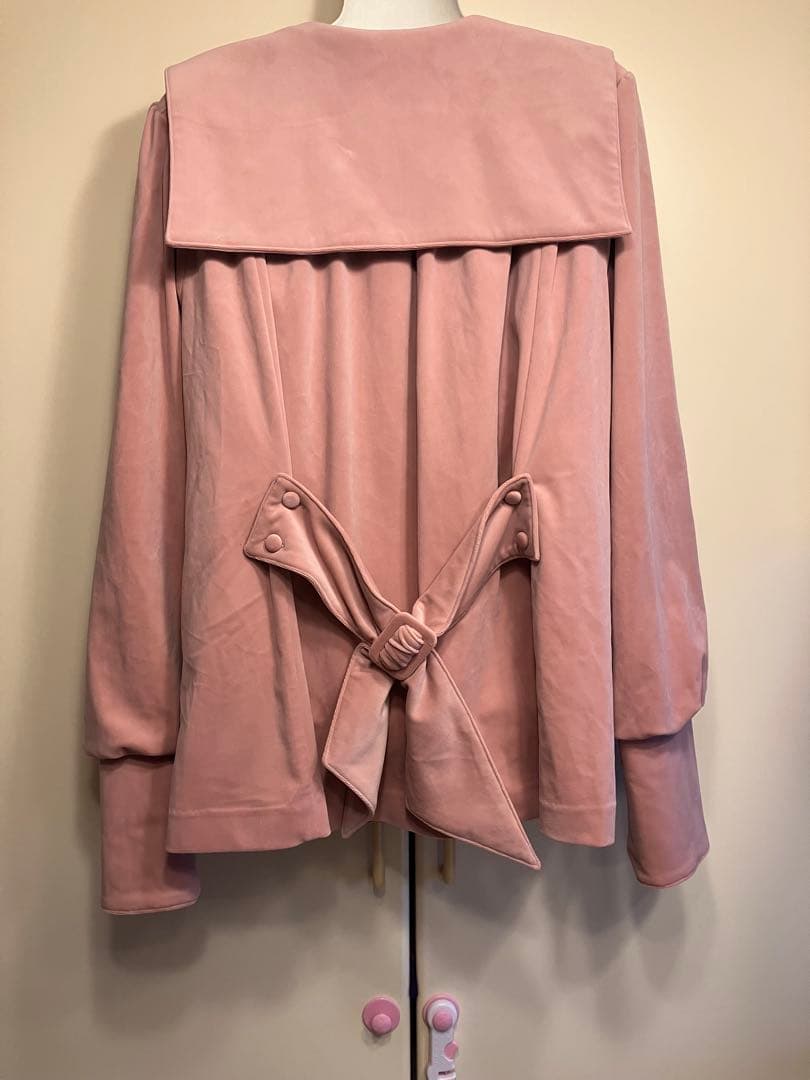 フィジカルドロップ レディ別珍ジャケット ピンク レギュラーサイズ セーラー