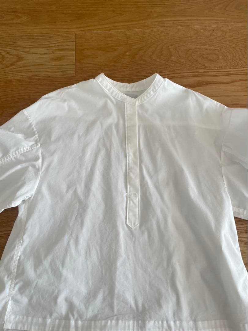 SHINME シンメ　ボリュームシャツ　ホワイト　M