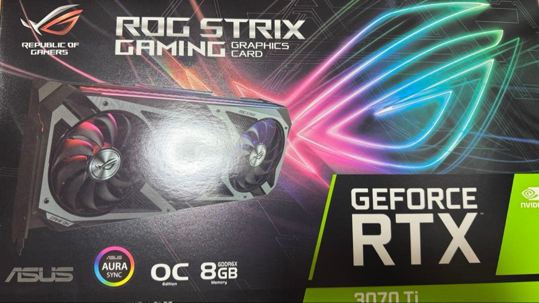 グラフィックボード・グラボ・ビデオカード ASUS ROG Strix NVIDIA GeForce RTX 3070