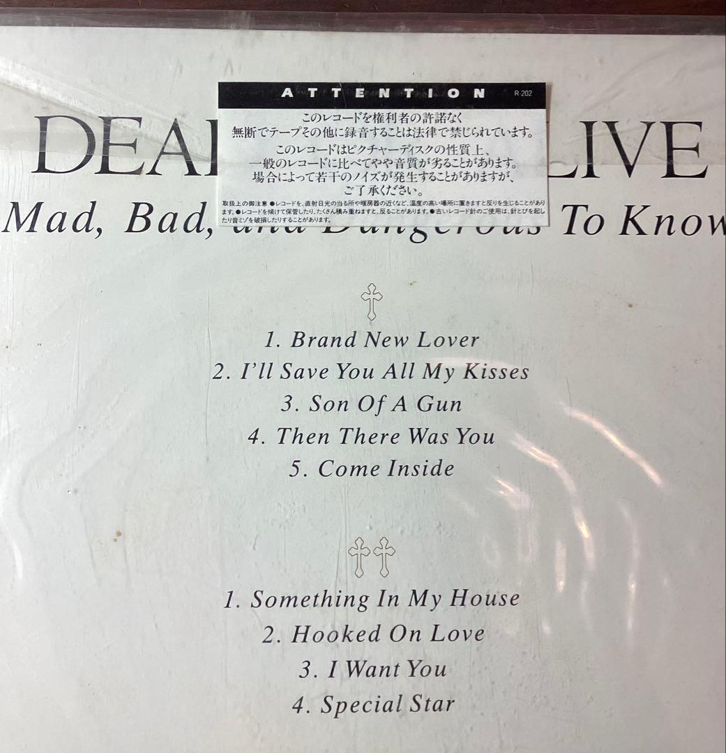 未開封 DEAD OR ALIVE ピクチャーレコード　LP