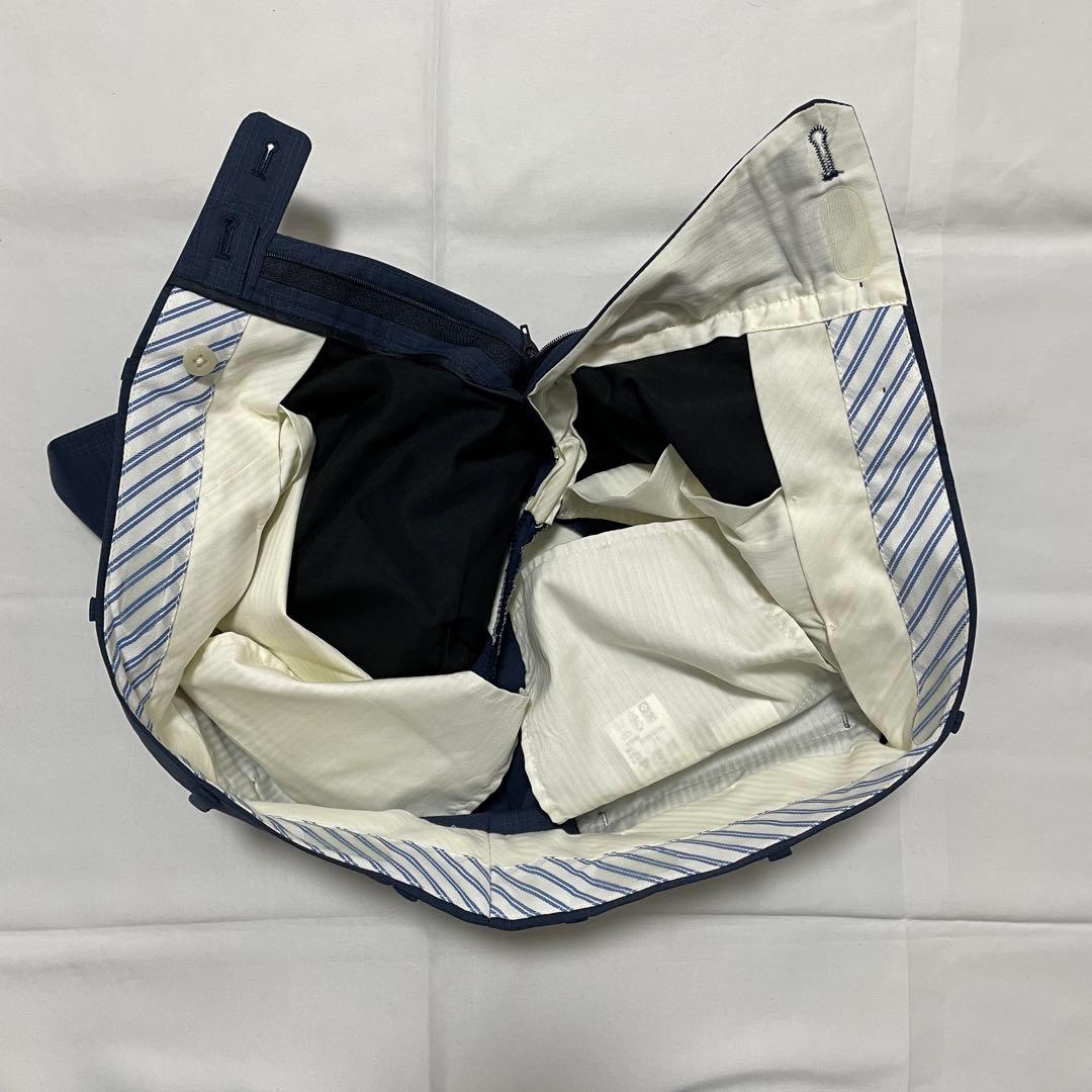 極美品✨️HILTON コロンボ super130 スーツ 紺 チェック A6