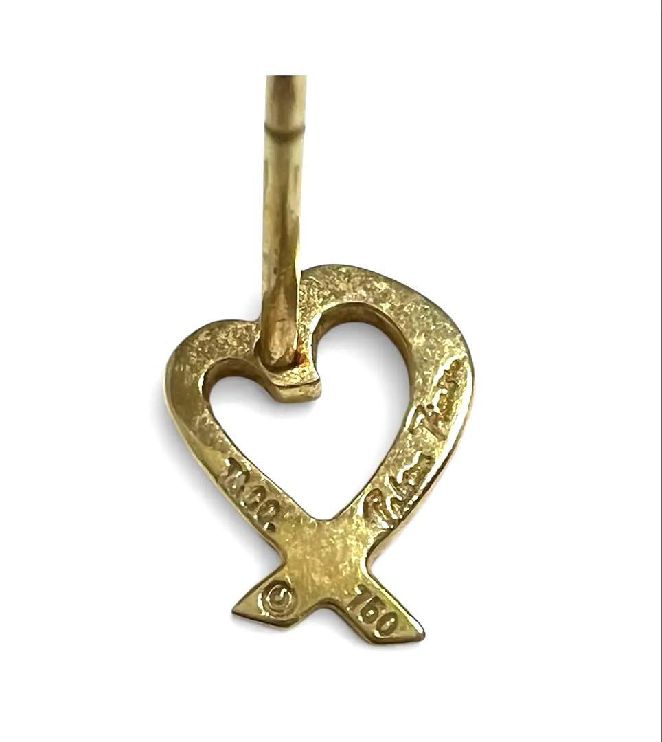 Tiffany & Co. ティファニー K18 ラビングハート　ピアス 片耳