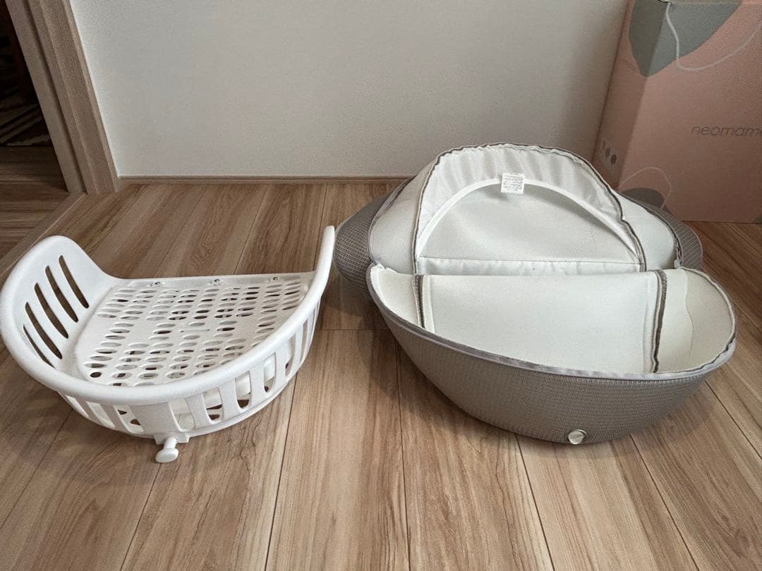 neomamaism ネオママイズム ベッドインベッド　グレー　取扱説明書付き