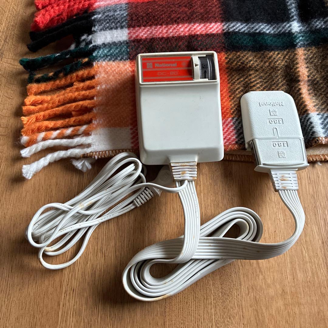 ナショナル電子頭脳ひざかけ【貴重　昭和レトロ商品】