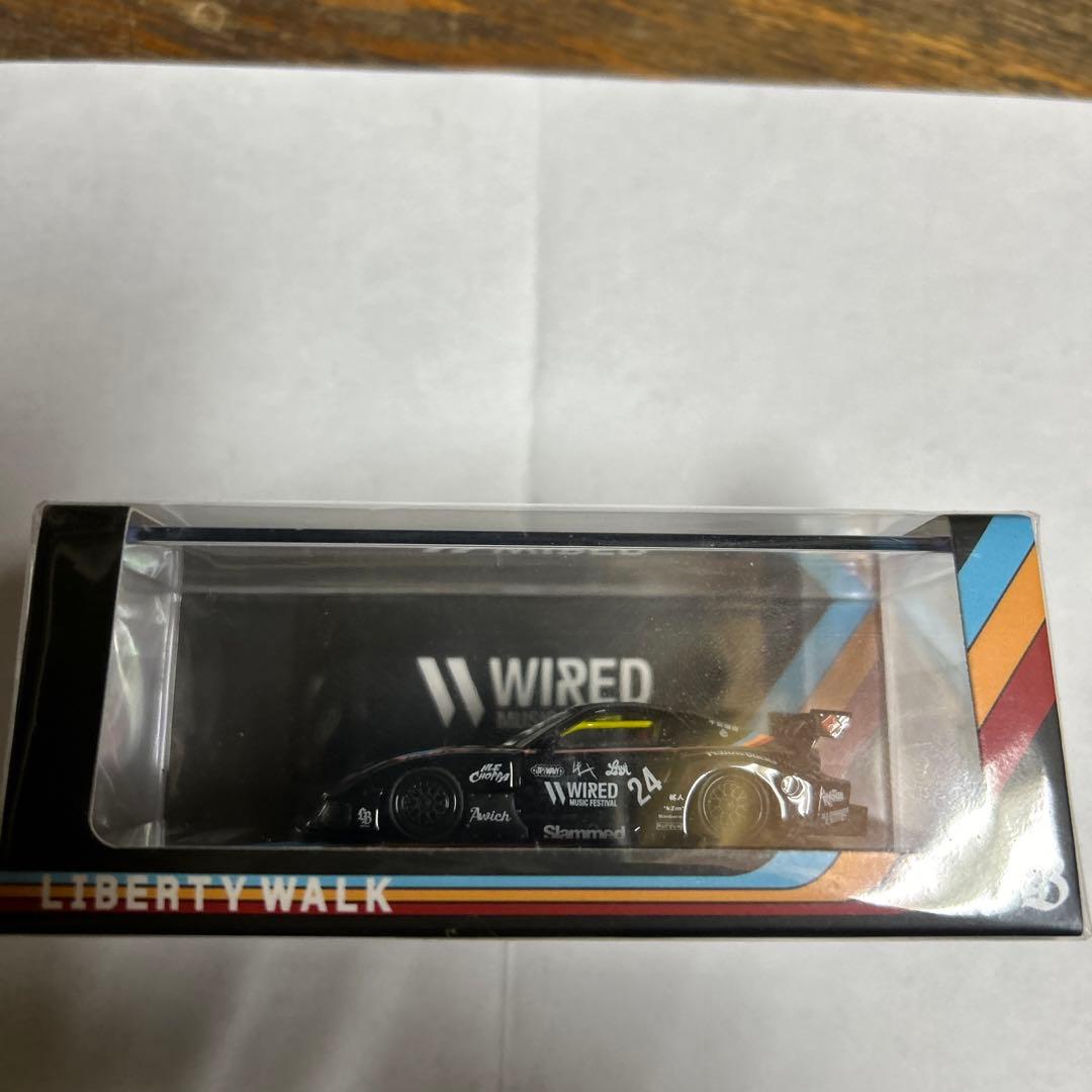 数量限定　LIBERTY WALK WIRED ミニカー ブラック VVIP