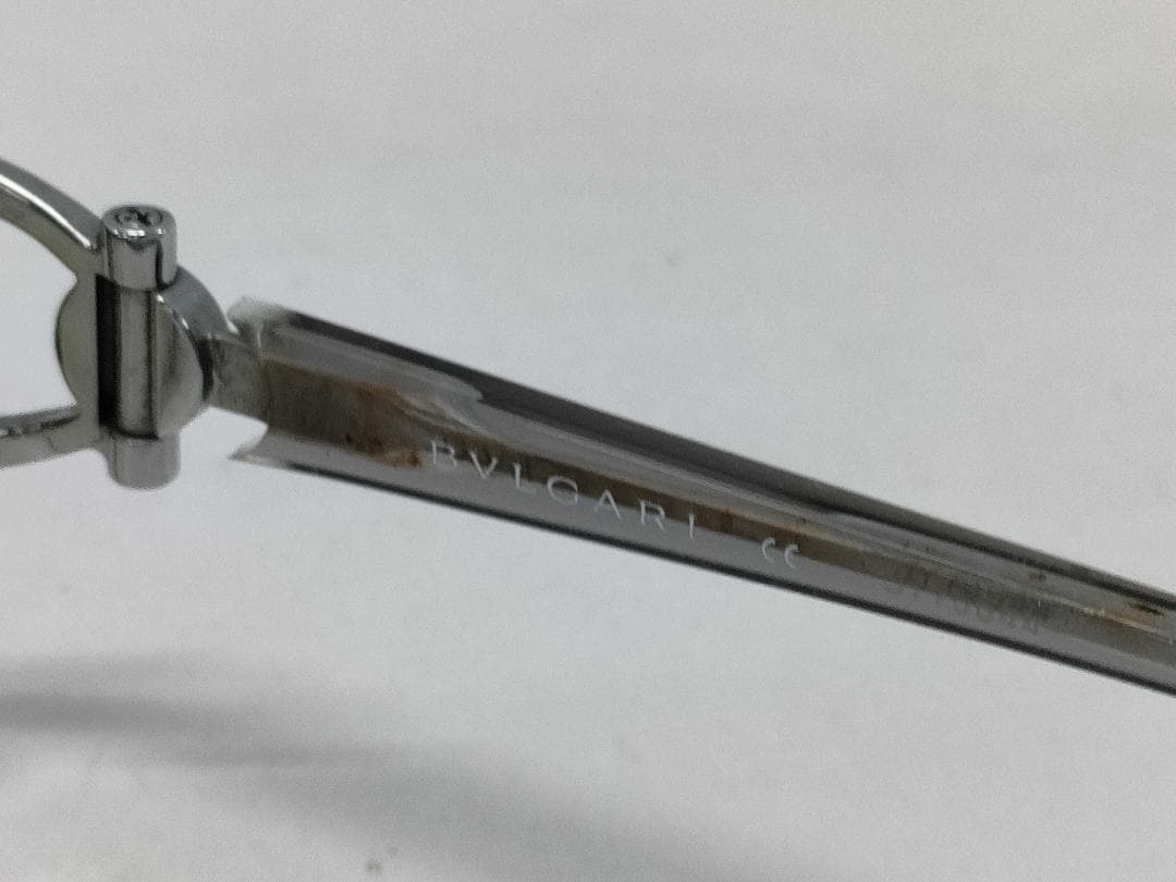 BVLGARI リムレス サングラス グラデレンズ 59□16 130 d123