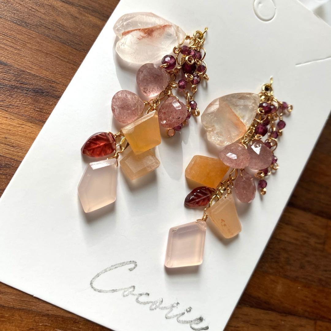 れい様＊天然石チャーム