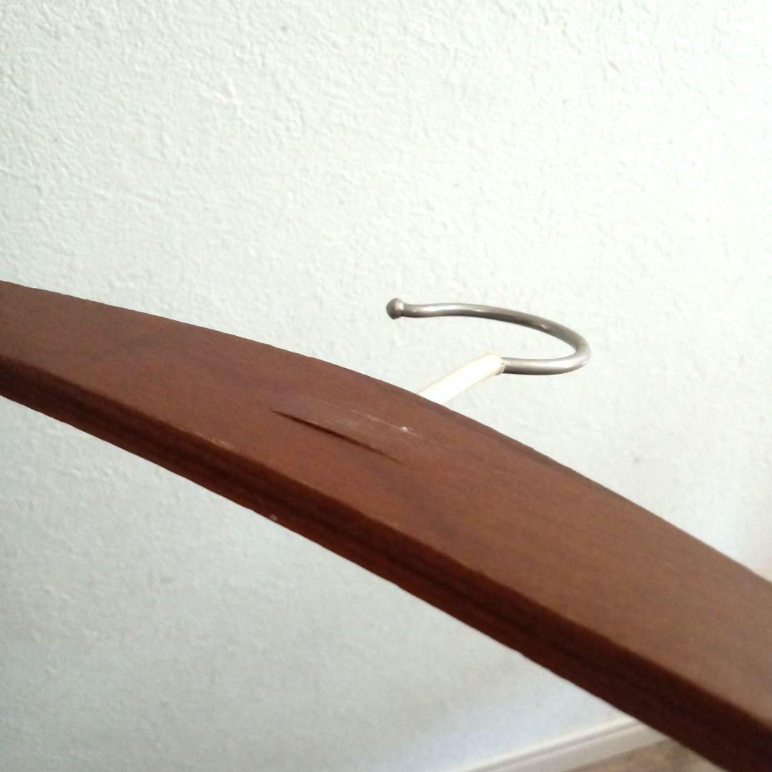 チークのハンガー 5本セット スウェーデン 北欧ヴィンテージ