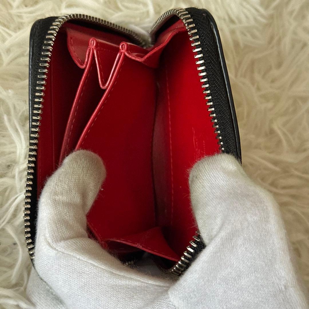 ✨️美品✨️ クリスチャンルブタン スタッズ ケース レザー ベージュ ミニ