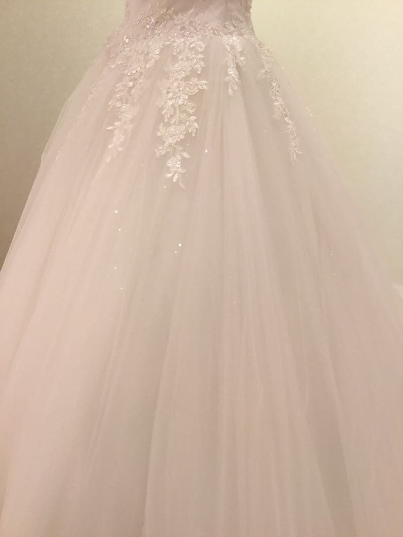 YNS WEDDING ウェディングドレス　ポレロ付き