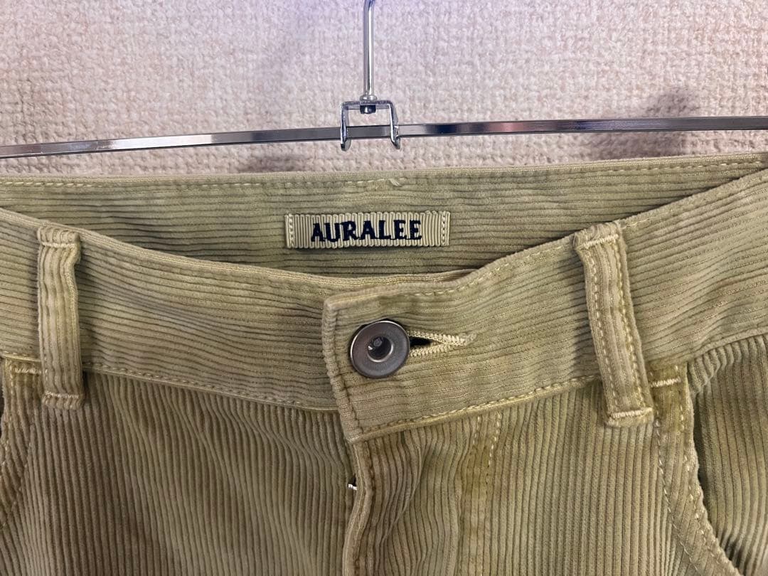 パンツ auralee corduroy pants