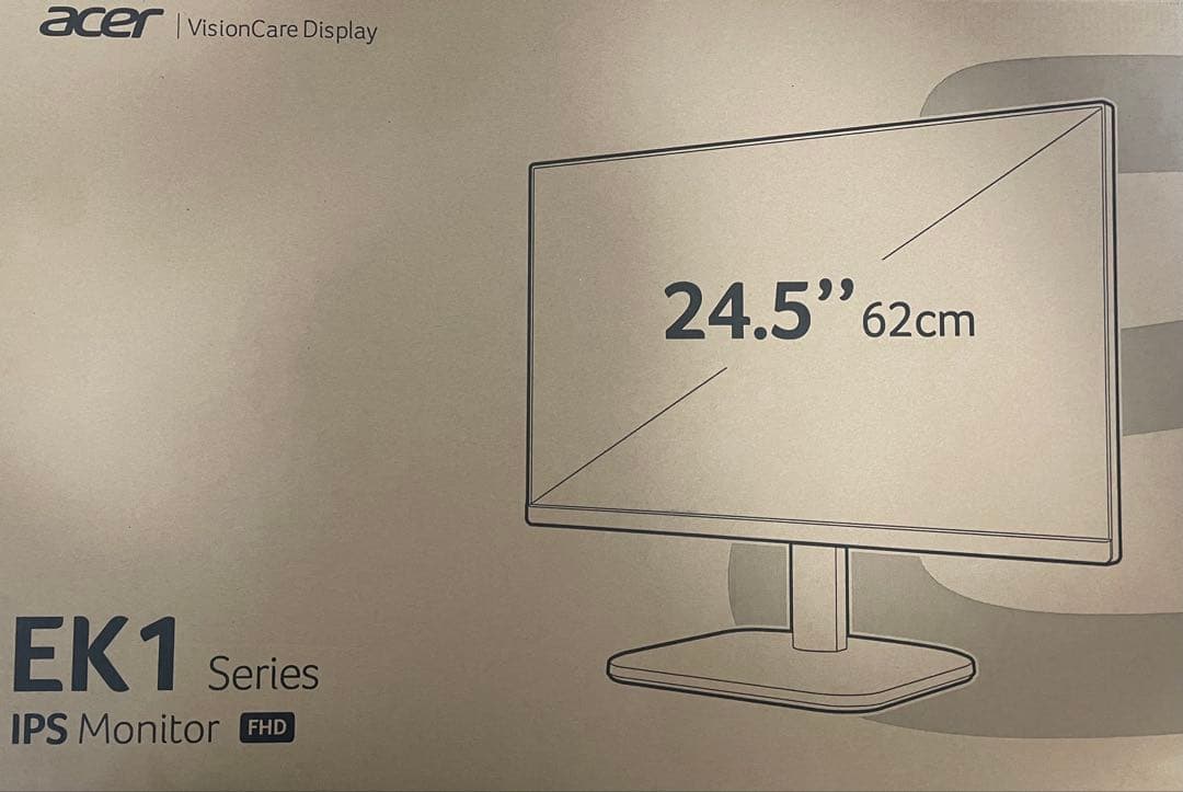 Acer 24.5インチ モニター IPS フルHD EK251QEbi