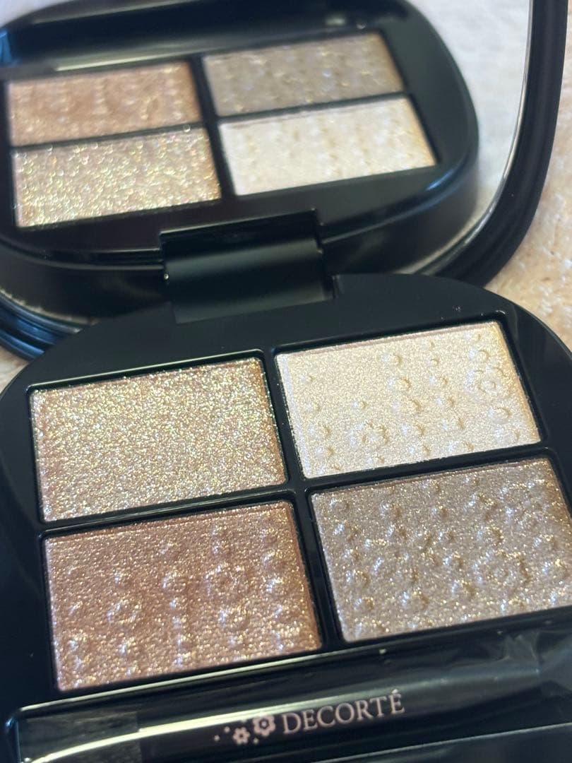 【一度使用】デコルテ　アイシャドウ　クリスマスコフレ　ポーチ