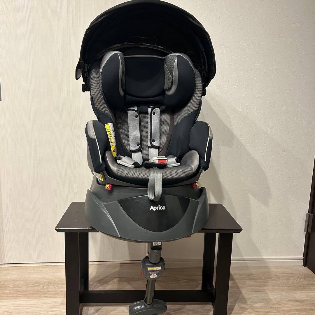 チャイルドシート 回転式 シェード付き Aprica Fladea Raxuto