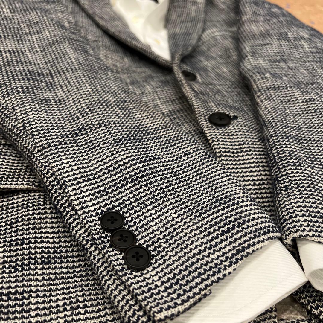 EDIFICE ジャケット 白×紺 Sサイズ