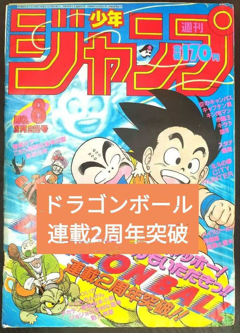【週刊少年ジャンプ1987年8号】ドラゴンボール　連載2周年突破_